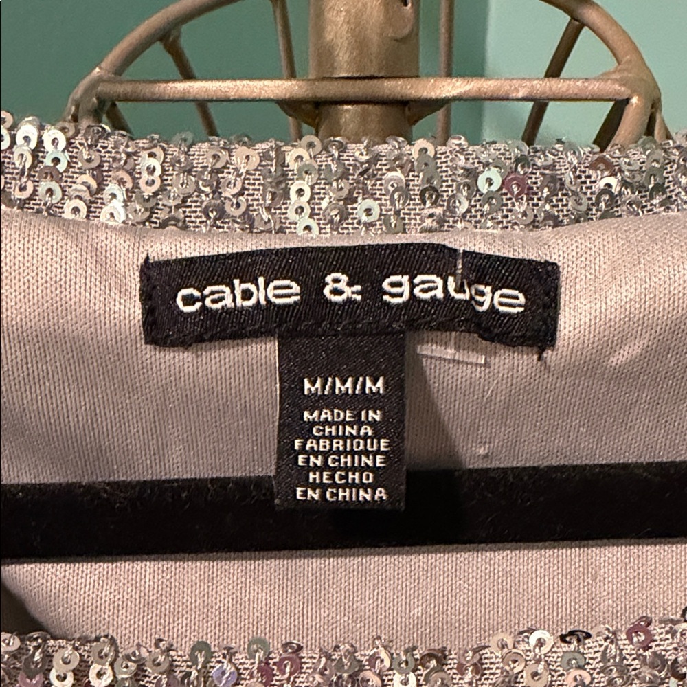 Silver Sequin Top - image 2